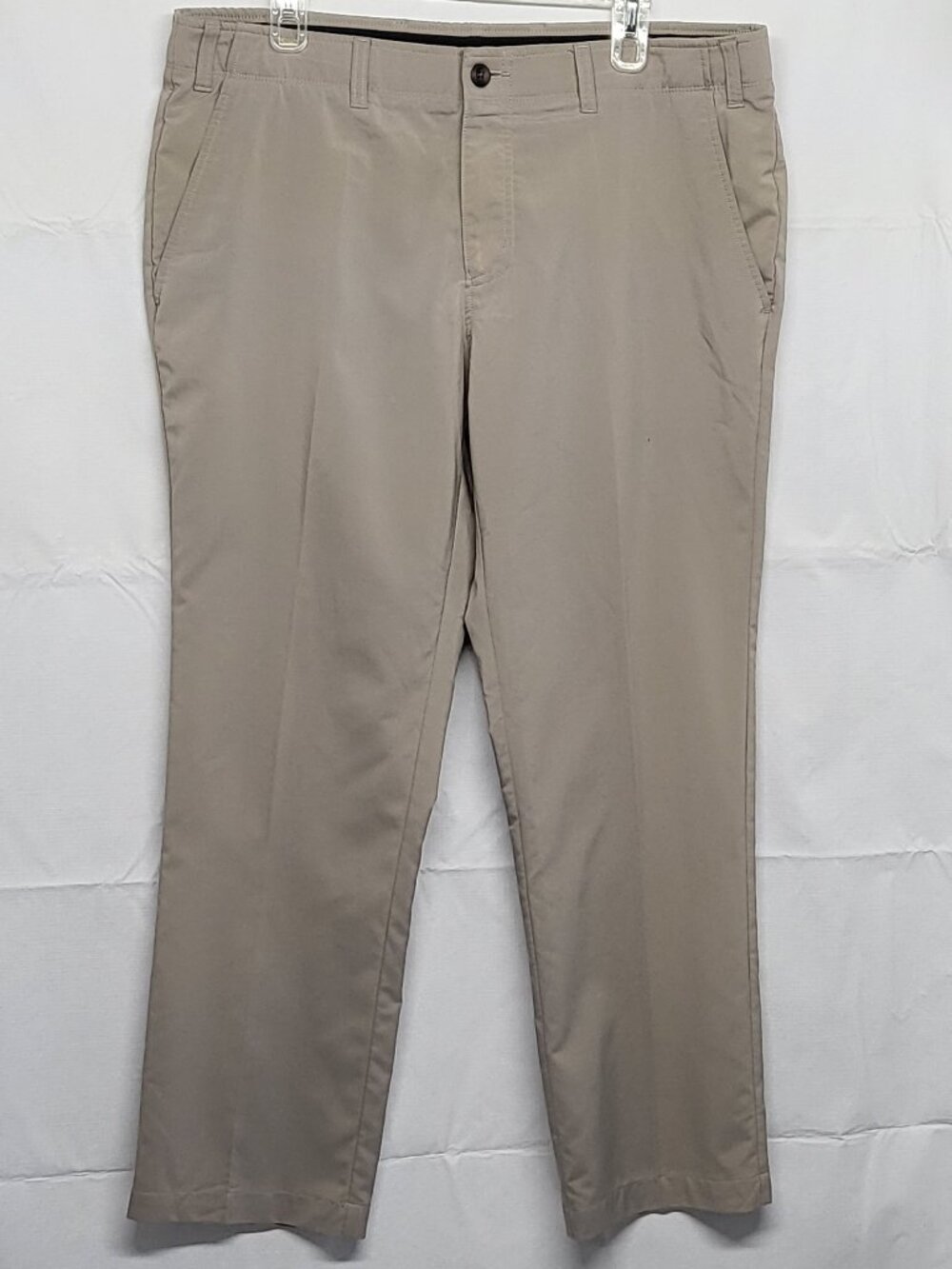 Roundtree & Yorke Performance Flex Pants Mens 38X30 Comfort Waist Golf Work Play